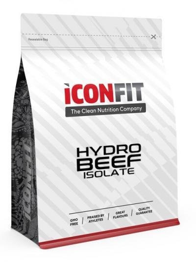 "HydroBEEF+ Chocolate" Jautienos (BEEF) Izoliatas 'Iconfit' (1000g/41porc/24.25g balt)