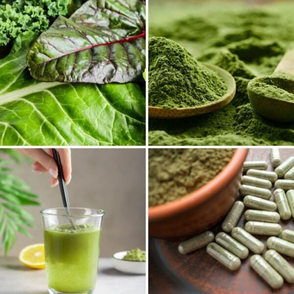 "SUPER Greens" 8000mg Žaliasis Sveikatinimosi Kokteilis ‘Genius Nutrition’ (300g/30porc) - Image 3