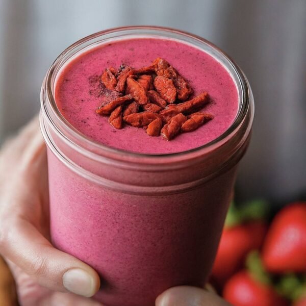 "Super Vegan Red Berries & Goji" Baltymai Veganams 'Iswari' (400g/10porc/25g balt) - Image 3