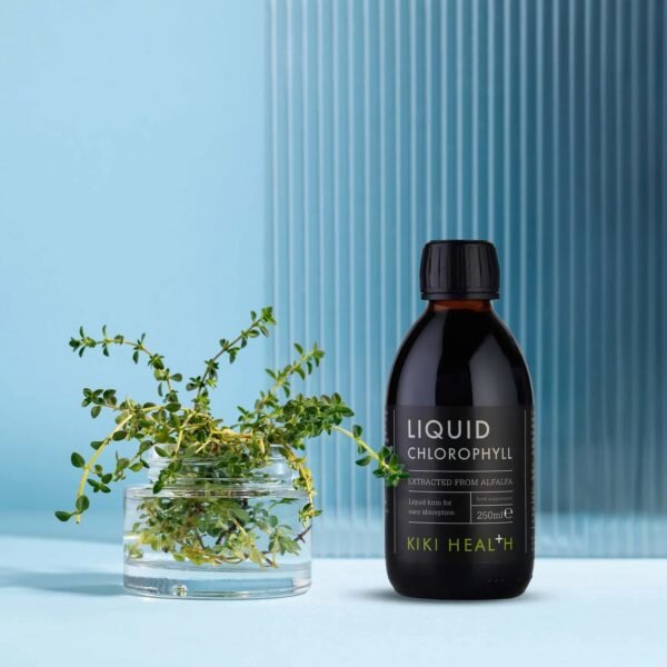 "Liquid Chlorophyll Alfalfa" Skystas Chlorofilas 98% 'KIKI Health' (125ml/10-25porc) - Image 2