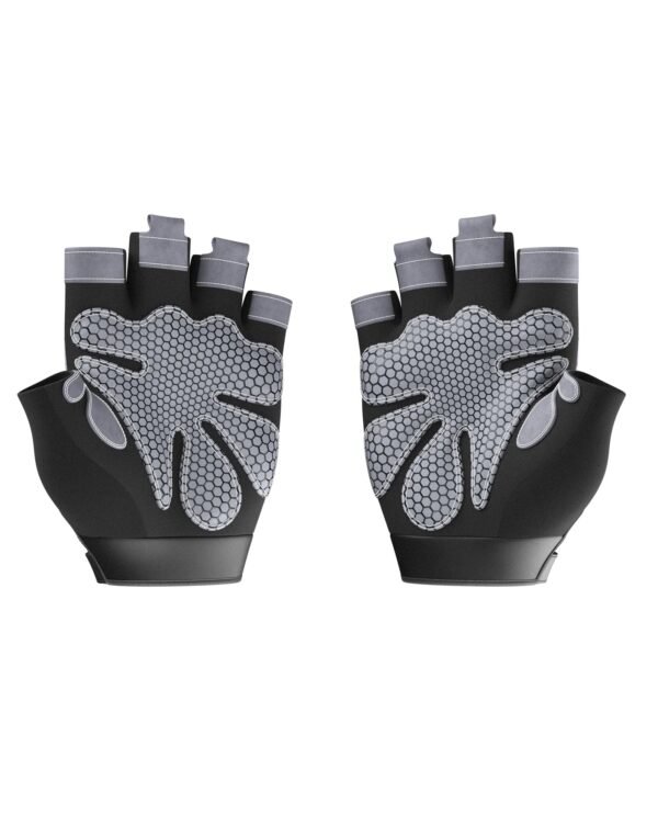 "Gym Gloves GG-3" Treniruočių Pirštinės Pilkos 'Genius Nutrition' - Image 2