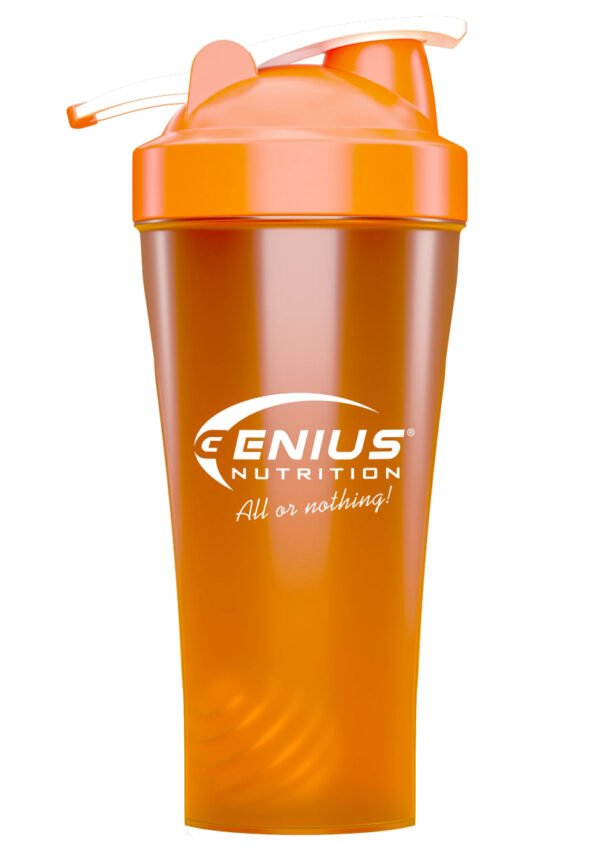 Genius-nutrition-shaker-gertuve-plaktuve-orange-pirkti